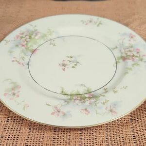 Theodore Haviland Apple Blossom Floral Salad Plate 8"